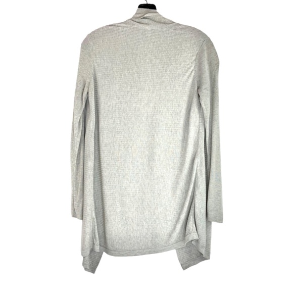 Theory Lightweight Grey Tunic Length Cardigan - Picture 4 of 4